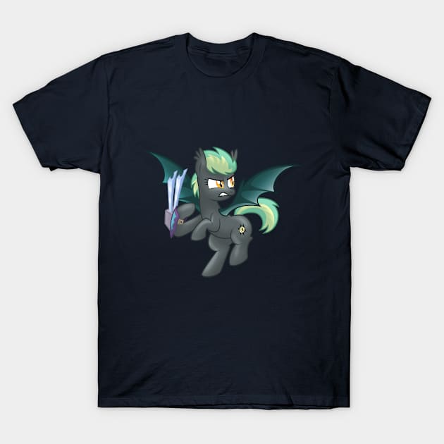 Noctura the Batpony T-Shirt by Aleximus Prime